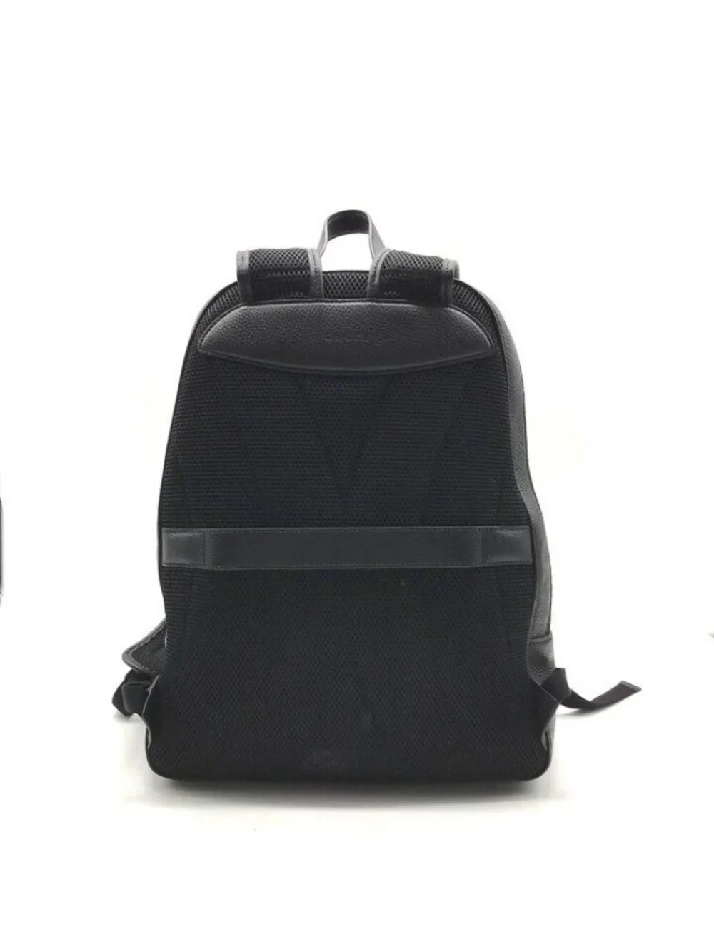 Gucci Jumbo GG Leather Backpack Pack Black